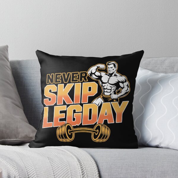 Item preview, Never Skip Legday – Funny Gym Bodybuilding Workout Design designed and sold by LoFizzy.