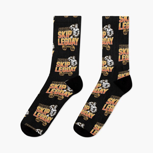 Item preview, Never Skip Legday – Funny Gym Bodybuilding Workout Design designed and sold by LoFizzy.
