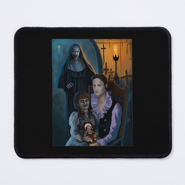 Item preview, Haunted Nun And Creepy Vintage Doll Oil Painting designed and sold by GabrielAllen.