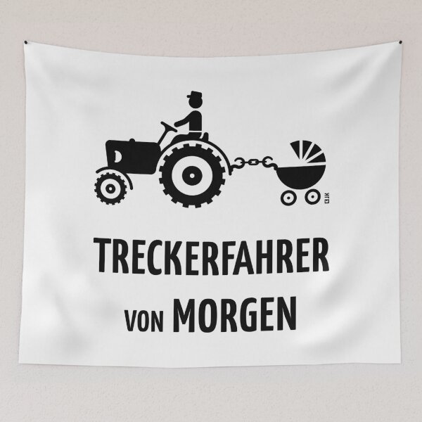 Item preview, Tractor Driver of Tomorrow (Farmer, Tractor & Stroller / Black) designed and sold by Roderix.