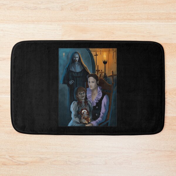 Item preview, Haunted Nun And Creepy Vintage Doll Oil Painting designed and sold by GabrielAllen.