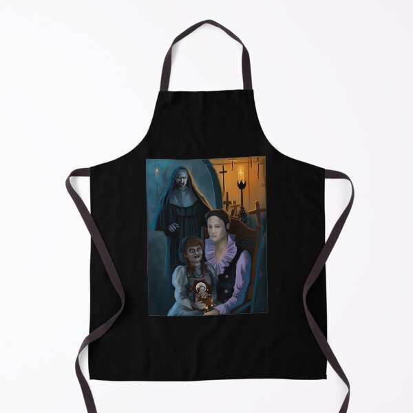 Item preview, Haunted Nun And Creepy Vintage Doll Oil Painting designed and sold by GabrielAllen.