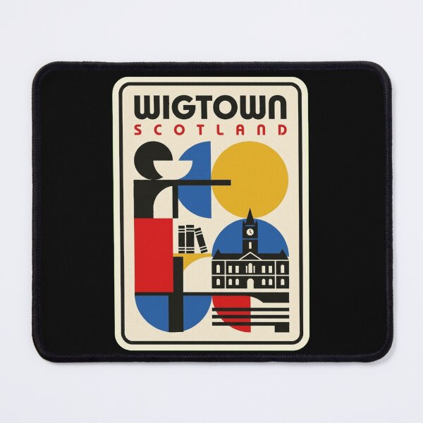Item preview, Retro Wigtown Bauhaus Geometric Skyline designed and sold by k3rstman1.