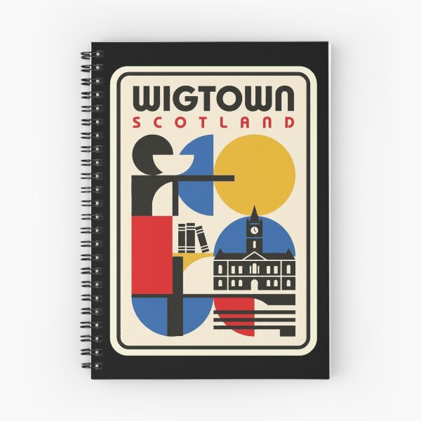Item preview, Retro Wigtown Bauhaus Geometric Skyline designed and sold by k3rstman1.