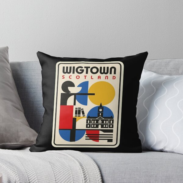 Item preview, Retro Wigtown Bauhaus Geometric Skyline designed and sold by k3rstman1.