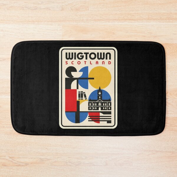 Item preview, Retro Wigtown Bauhaus Geometric Skyline designed and sold by k3rstman1.