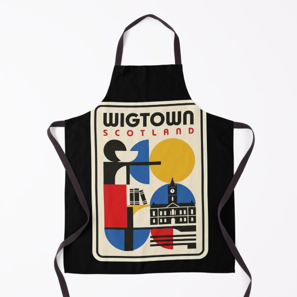 Item preview, Retro Wigtown Bauhaus Geometric Skyline designed and sold by k3rstman1.