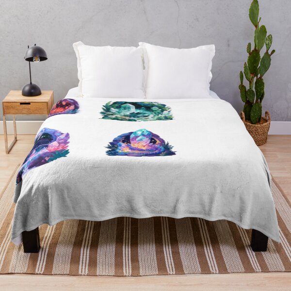 Item preview, Cute Sleeping Dragon Crystal Cave Fantasy Art designed and sold by NicolasGlowArt.