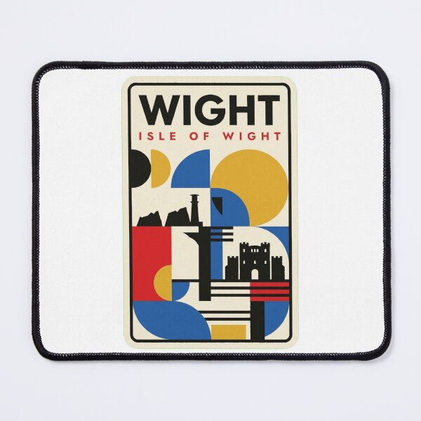 Item preview, Retro Wight Bauhaus Geometric Skyline designed and sold by k3rstman1.