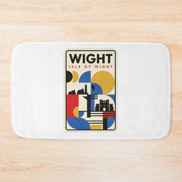 Item preview, Retro Wight Bauhaus Geometric Skyline designed and sold by k3rstman1.