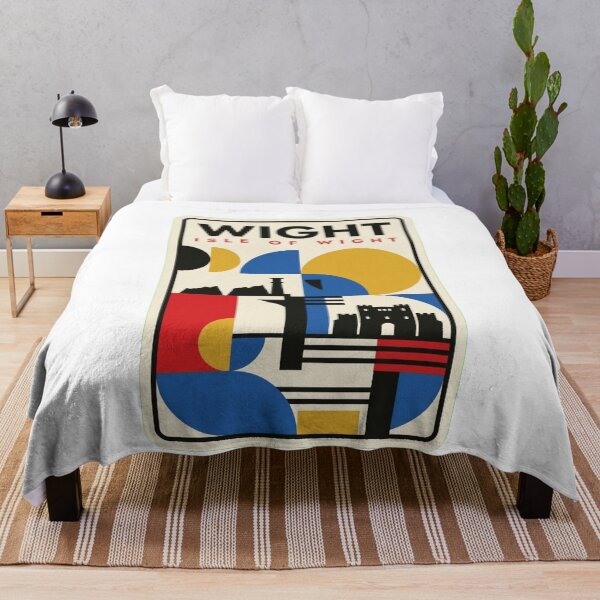 Item preview, Retro Wight Bauhaus Geometric Skyline designed and sold by k3rstman1.