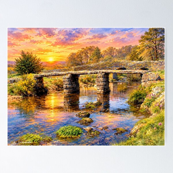 Item preview, Post Bridge, Darmoor designed and sold by Evelina77swiss.