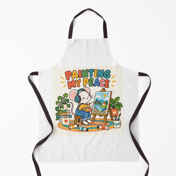 Item preview, Painting My Peace – Cozy Mouse Artist designed and sold by SAS-Designer.