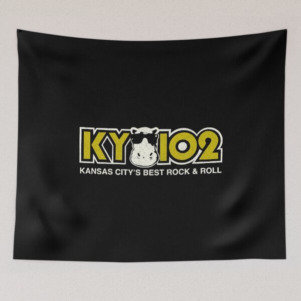 Aperçu de l'œuvre KY 102 Kansas City Vintage Rock Radio créée et vendue par ariannagarci.