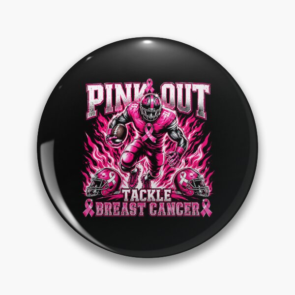 Item preview, Pink Out Football Tackle Breast Cancer designed and sold by lopeztamdinh.