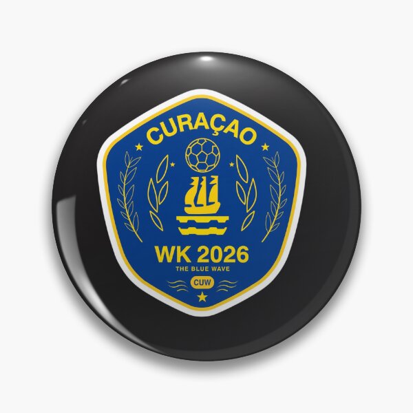 Item preview, Curacao WK 2026 Smallest Nation Ever To Qualify Soccer Fan Design designed and sold by Xeneros.