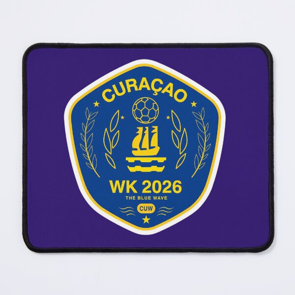 Item preview, Curacao WK 2026 Smallest Nation Ever To Qualify Soccer Fan Design designed and sold by Xeneros.