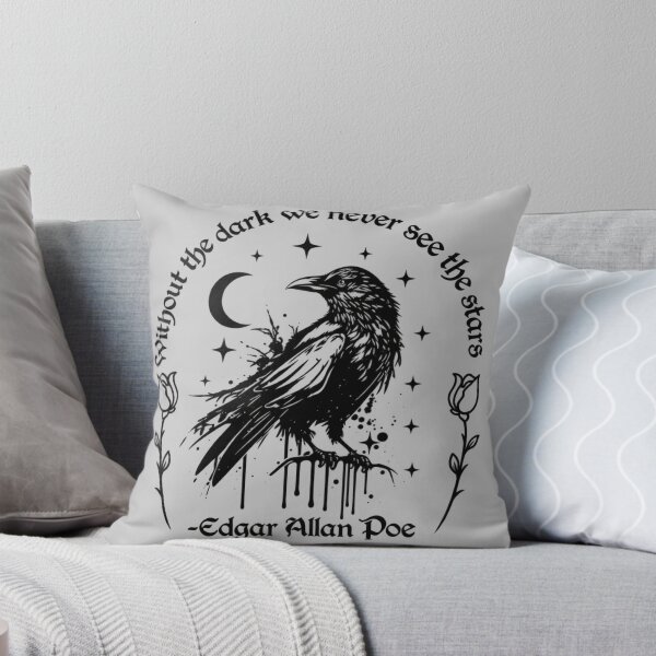 Item preview, Edgar Allan Poe Raven Gothic Quote Art designed and sold by ElizBurkes.