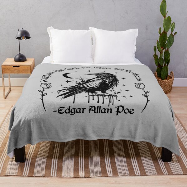 Item preview, Edgar Allan Poe Raven Gothic Quote Art designed and sold by ElizBurkes.