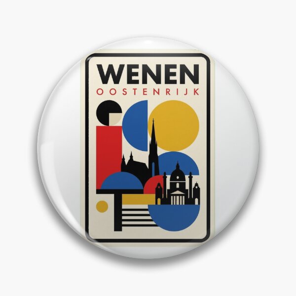 Item preview, Retro Vienna Bauhaus Geometric Skyline designed and sold by k3rstman1.