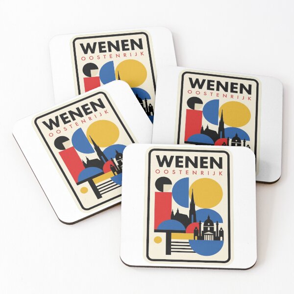 Item preview, Retro Vienna Bauhaus Geometric Skyline designed and sold by k3rstman1.