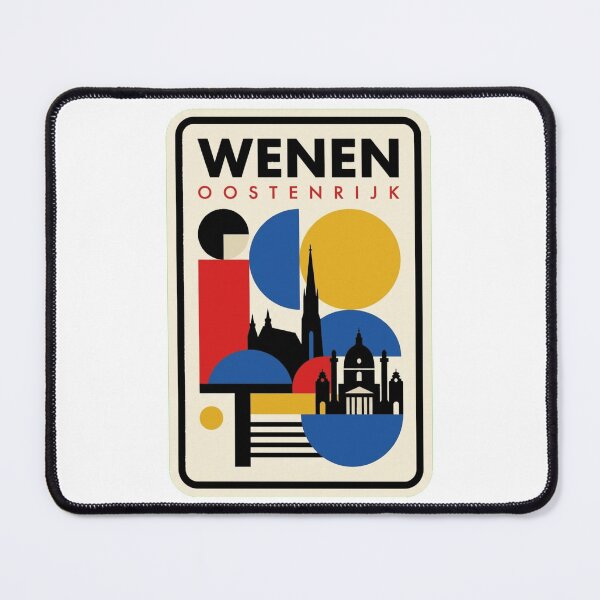 Item preview, Retro Vienna Bauhaus Geometric Skyline designed and sold by k3rstman1.