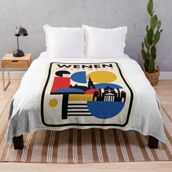 Item preview, Retro Vienna Bauhaus Geometric Skyline designed and sold by k3rstman1.