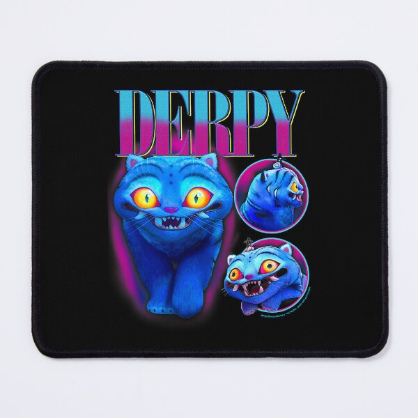 Item preview, Derpy Blue Demon Cat Kpop Fan Showcase designed and sold by OddPopARt.