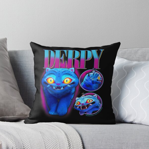 Item preview, Derpy Blue Demon Cat Kpop Fan Showcase designed and sold by OddPopARt.