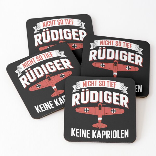 Artikelvorschau, Nicht so tief Rüdiger – Deutsche Memes Wortspiel Design entworfen und verkauft von LoFizzy.