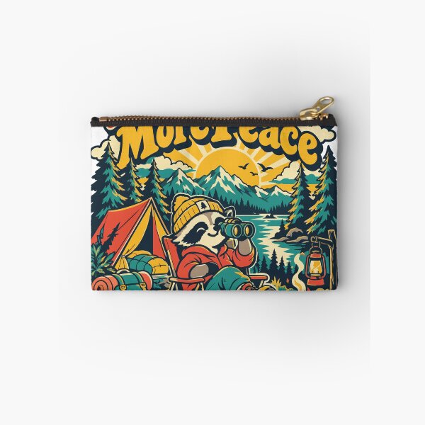 Item preview, Less People More Peace Funny Raccoon Camping designed and sold by Summit Folk Studio.