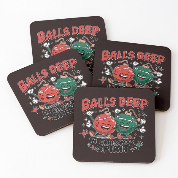 Item preview, Balls Deep in Christmas Spirit designed and sold by JolinChinn.