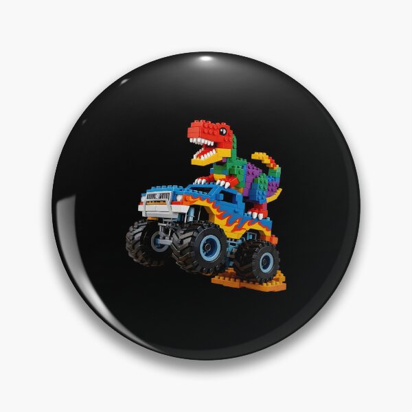 Item preview, Building Bricks Monster Truck Dinosaur Adventure for Kids designed and sold by thefirstbroo.