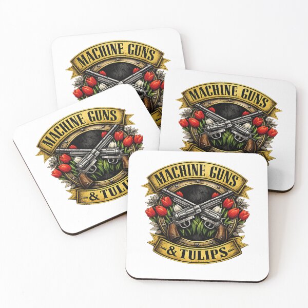 Item preview, Revolvers And Tulips Western Emblem designed and sold by Imaginarium of Chaos falcon88 .