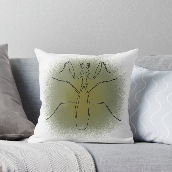 Item preview, Praying Mantis Line-art (Green) designed and sold by Burnt_Pikachu.