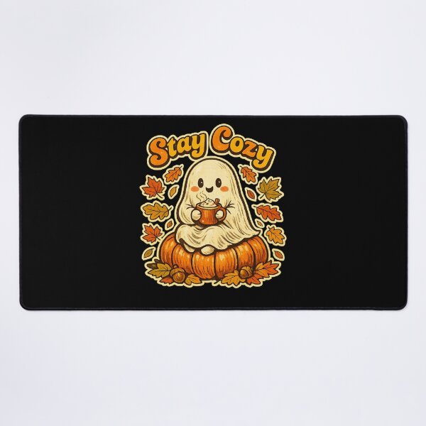Item preview, Retro Spooky Ghost Stay Cozy Autumn Vintage Aesthetic designed and sold by BeardWave.