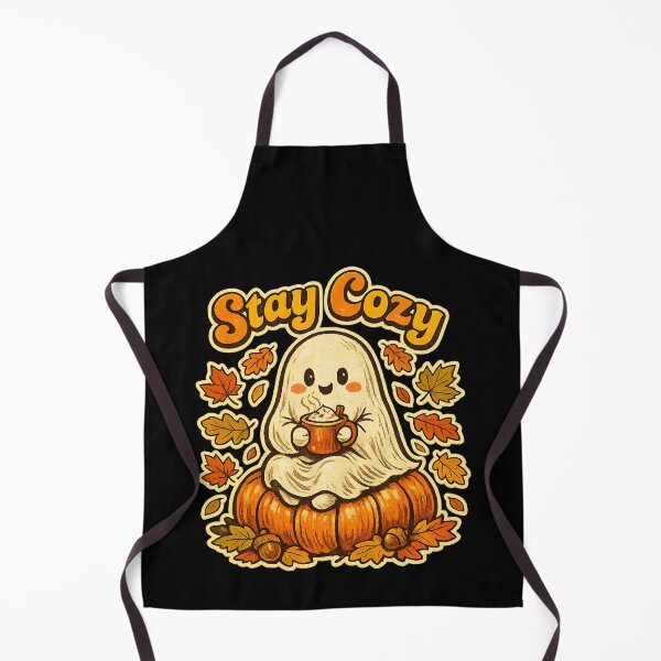 Item preview, Retro Spooky Ghost Stay Cozy Autumn Vintage Aesthetic designed and sold by BeardWave.