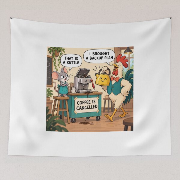 Item preview, Coffee Is Cancelled – Everyday Chaos Crew designed and sold by SAS-Designer.