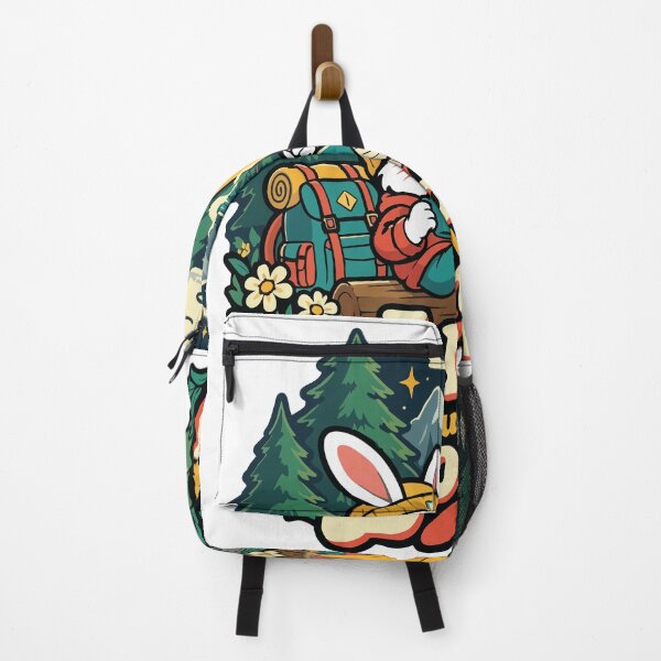 Item preview, Alone But Never Lonely Rabbit Camping Design designed and sold by Summit Folk Studio.