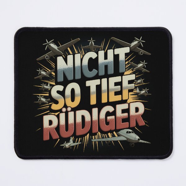 Item preview, Nicht so tief Rüdiger – Deutsche Memes Wortspiel Design designed and sold by LoFizzy.