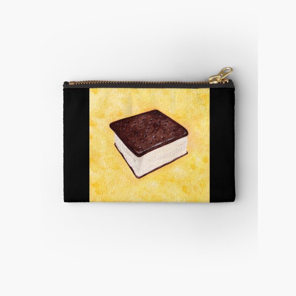 Item preview, Summer – Chocolate Vanilla Ice Cream Sandwich Watercolor designed and sold by DaydreamDept..