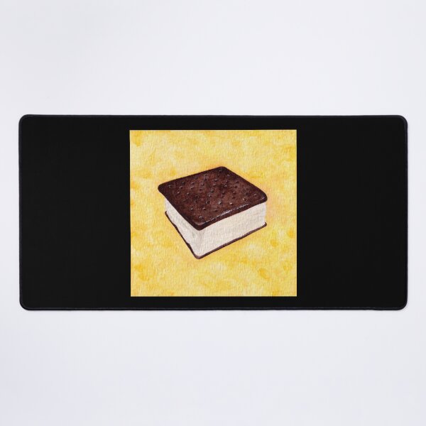 Item preview, Summer – Chocolate Vanilla Ice Cream Sandwich Watercolor designed and sold by DaydreamDept..