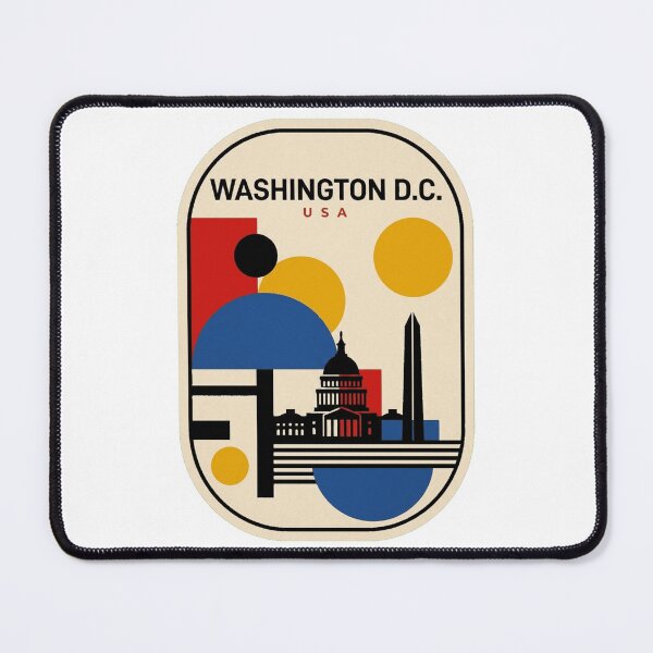 Item preview, Retro Washington D.C. Bauhaus Geometric Skyline designed and sold by k3rstman1.