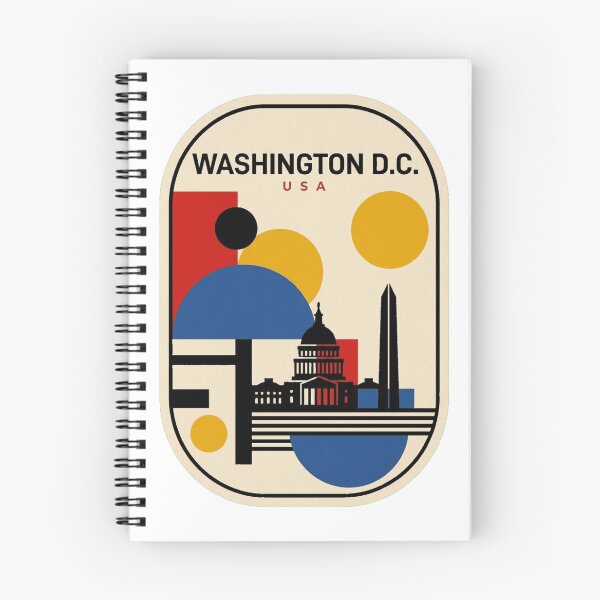 Item preview, Retro Washington D.C. Bauhaus Geometric Skyline designed and sold by k3rstman1.