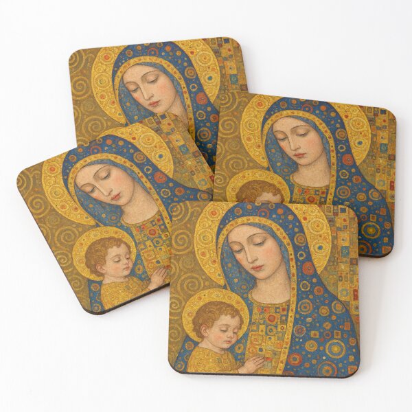 Item preview, Virgin Mary and Baby Jesus Painting – Madonna and Child Art designed and sold by GalleryKauffeld.