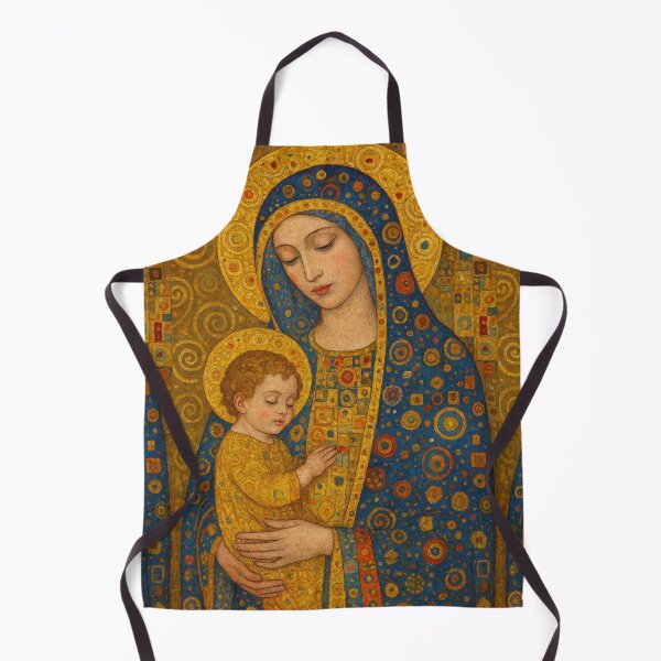 Item preview, Virgin Mary and Baby Jesus Painting – Madonna and Child Art designed and sold by GalleryKauffeld.