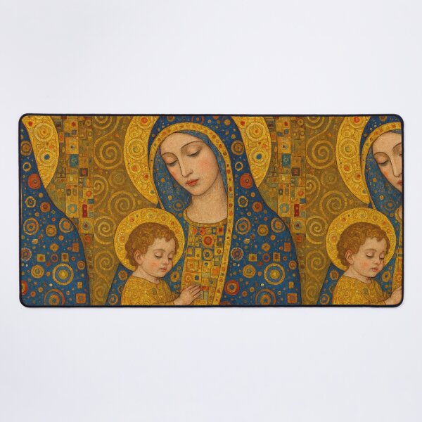 Item preview, Virgin Mary and Baby Jesus Painting – Madonna and Child Art designed and sold by GalleryKauffeld.
