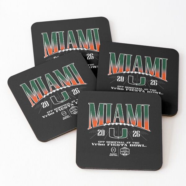 Item preview, Miami Hurricanes CFP Semifinal Fiesta Bowl 2026 Football designed and sold by OddPopARt.