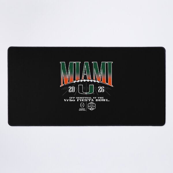 Item preview, Miami Hurricanes CFP Semifinal Fiesta Bowl 2026 Football designed and sold by OddPopARt.