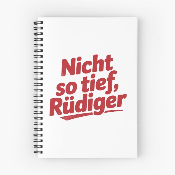 Artikelvorschau, Nicht so tief Rüdiger – Deutsche Memes Wortspiel Design entworfen und verkauft von LoFizzy.